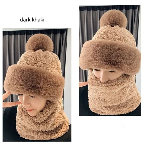 Fleece-lined Outdoor Hat with Ear and Wind Protection
